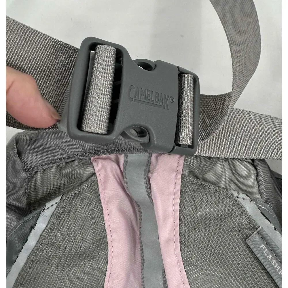 Camelbak Fanny Pack Hip‎ Pack Pink Gray Hiking Running Travel Belt Bag